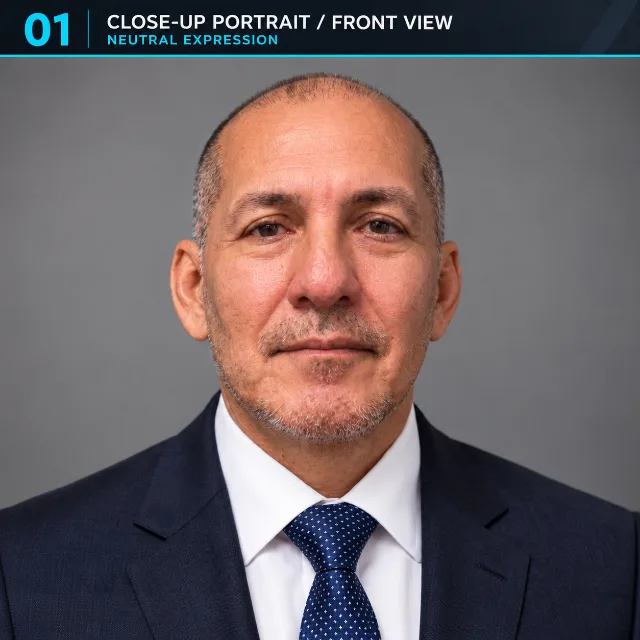 FRONT VIEW  close-up portrait