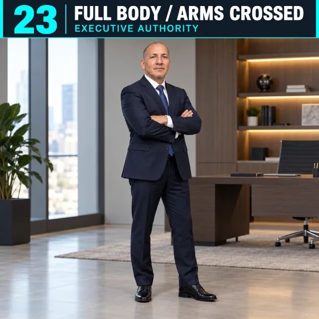 ARMS CROSSED full body authority