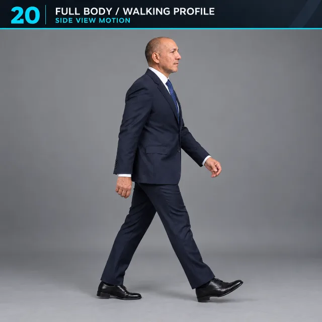 WALKING PROFILE full body -  walking